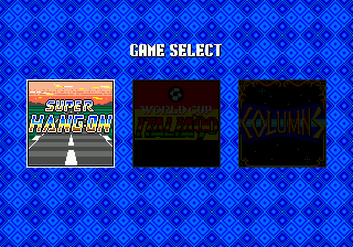 Mega Games I (Europe) Title Screen